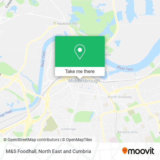 M&S Foodhall map