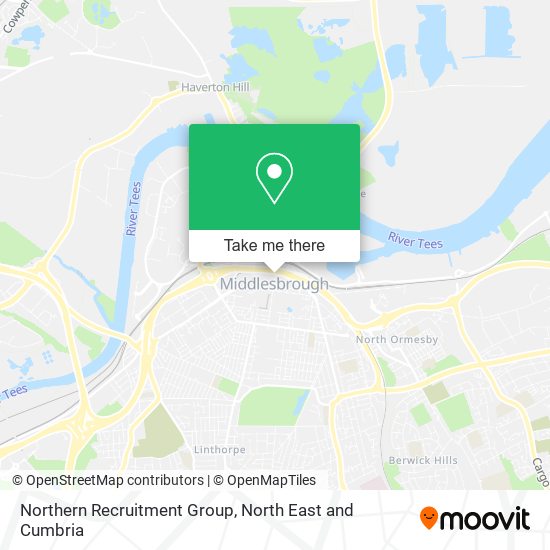 Northern Recruitment Group map