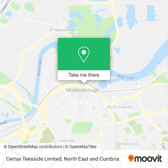 Certax Teesside Limited map