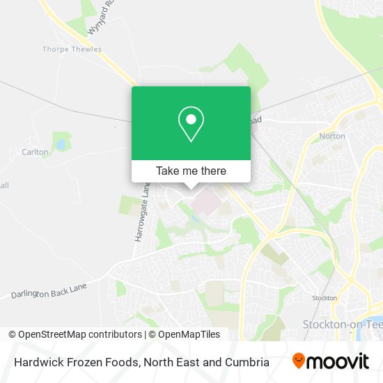 Hardwick Frozen Foods map