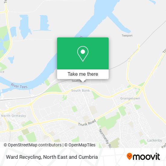 Ward Recycling map