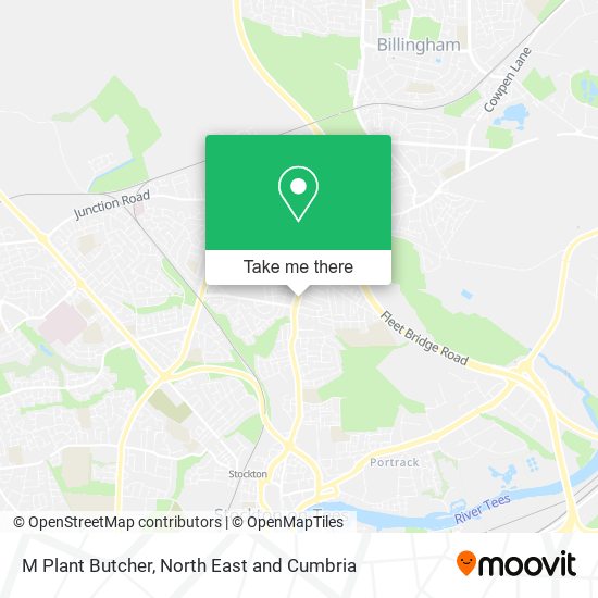 M Plant Butcher map