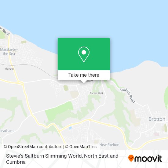 Stevie's Saltburn Slimming World map