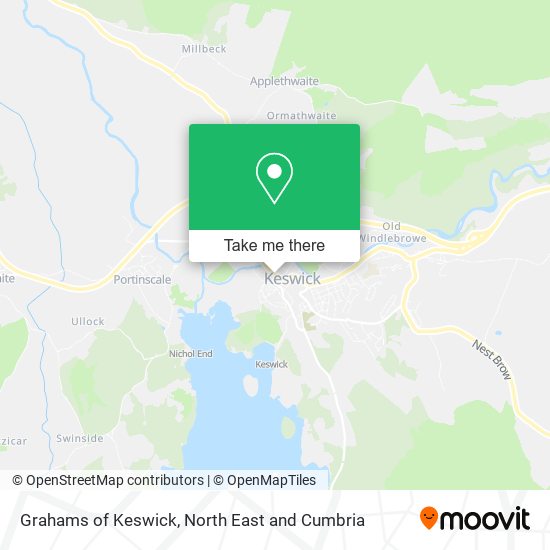 Grahams of Keswick map