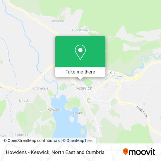Howdens - Keswick map
