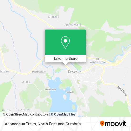 Aconcagua Treks map