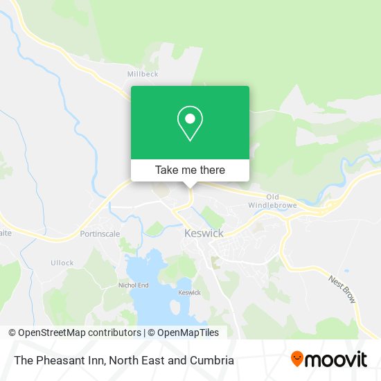The Pheasant Inn map