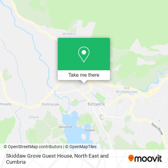 Skiddaw Grove Guest House map