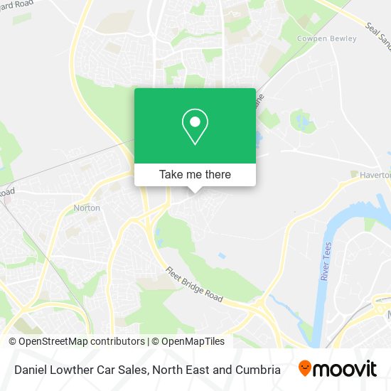 Daniel Lowther Car Sales map