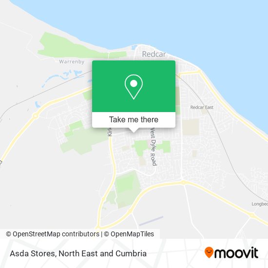 Asda Stores map