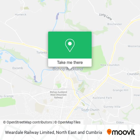 Weardale Railway Limited map