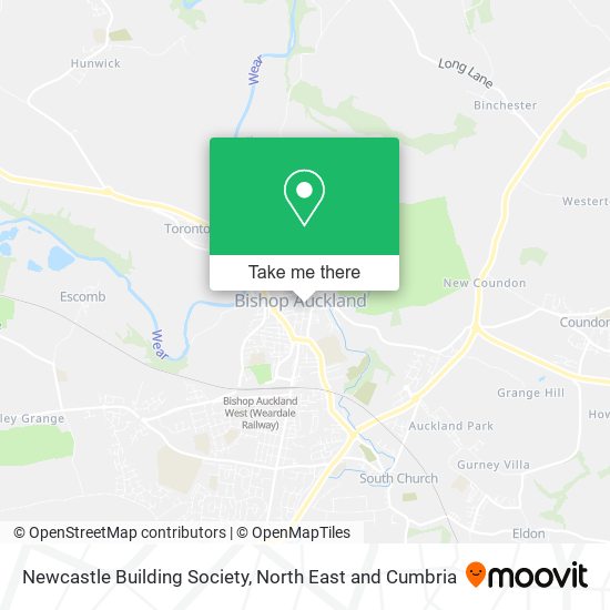 Newcastle Building Society map