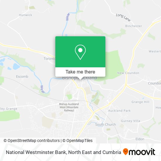 National Westminster Bank map