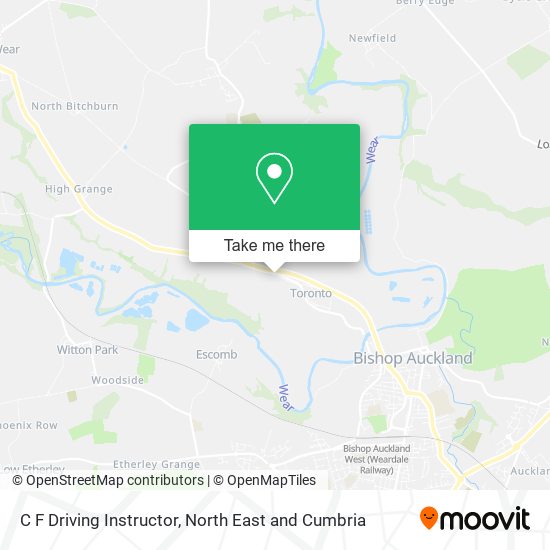 C F Driving Instructor map