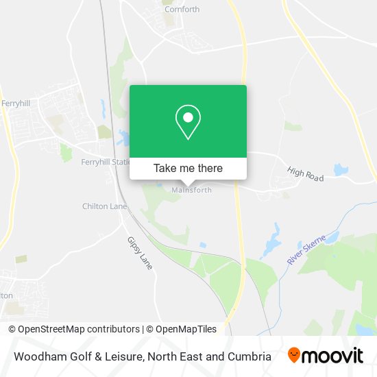 Woodham Golf & Leisure map