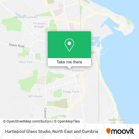 Hartlepool Glass Studio map