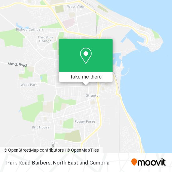 Park Road Barbers map