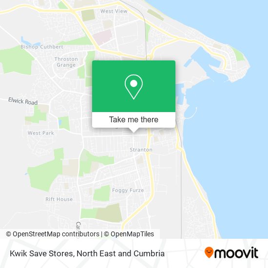 Kwik Save Stores map
