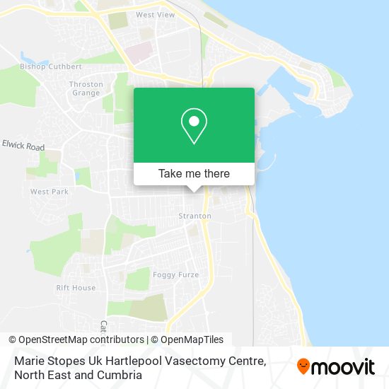 Marie Stopes Uk Hartlepool Vasectomy Centre map