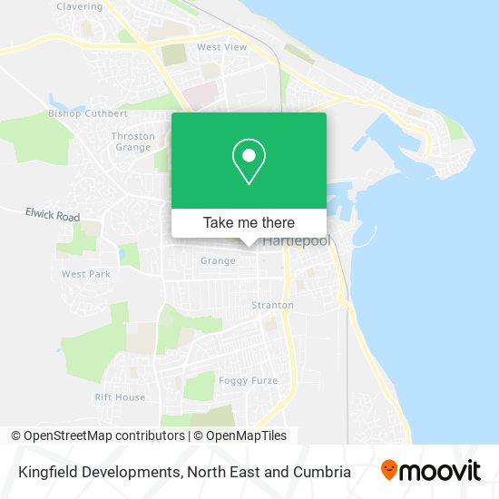 Kingfield Developments map