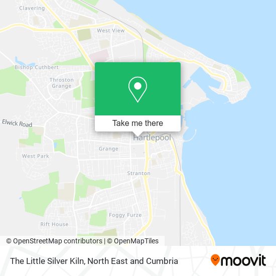 The Little Silver Kiln map