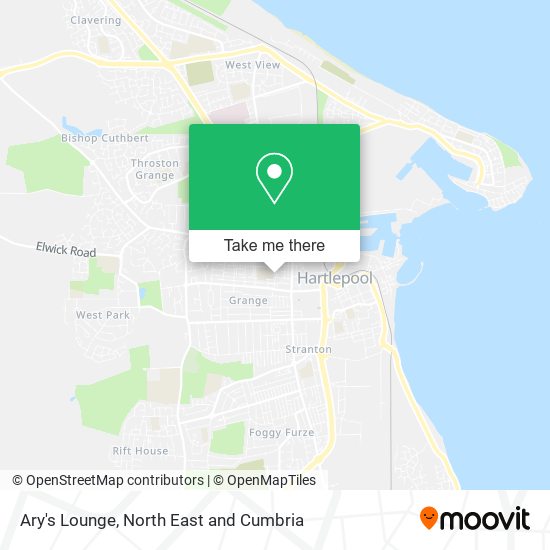 Ary's Lounge map