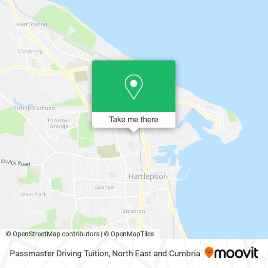 Passmaster Driving Tuition map