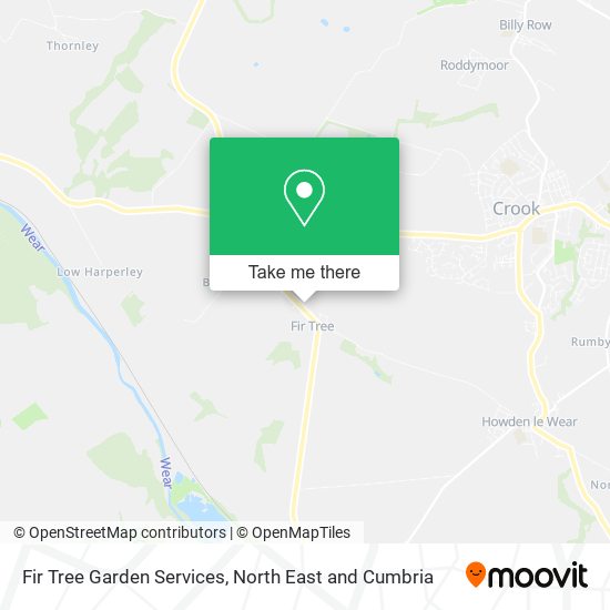 Fir Tree Garden Services map