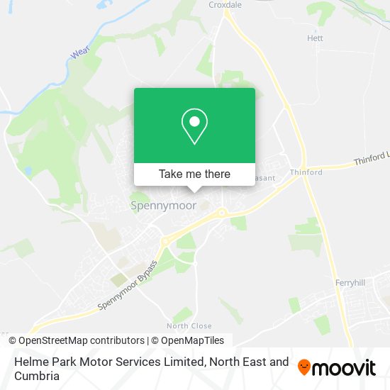 Helme Park Motor Services Limited map