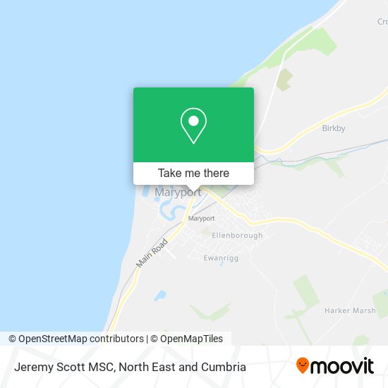 Jeremy Scott MSC map