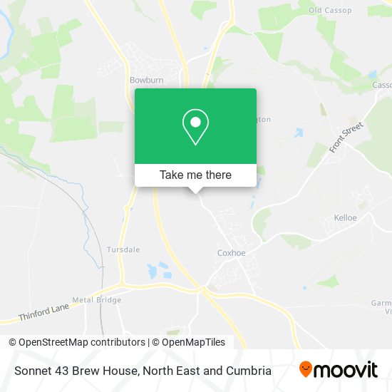 Sonnet 43 Brew House map