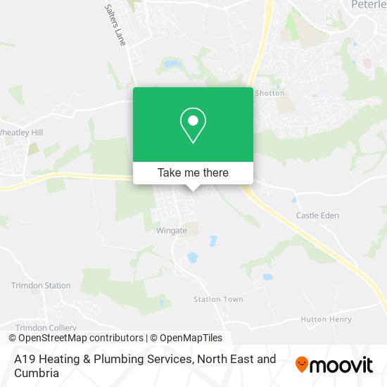 A19 Heating & Plumbing Services map
