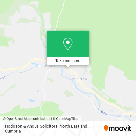 Hodgson & Angus Solicitors map