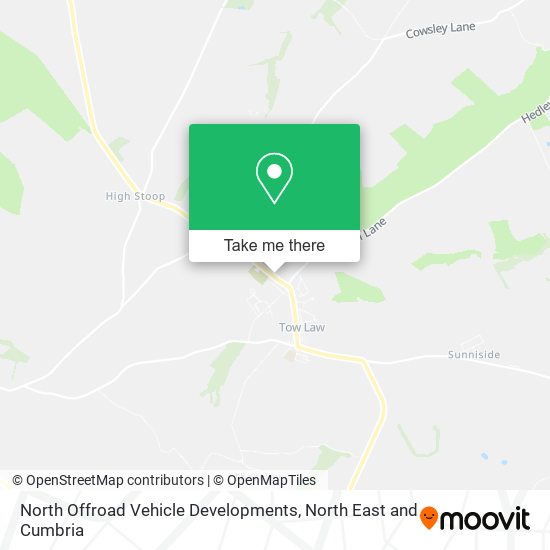 North Offroad Vehicle Developments map