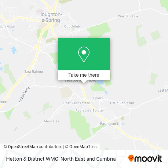 Hetton & District WMC map