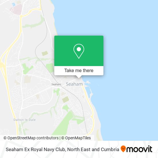 Seaham Ex Royal Navy Club map
