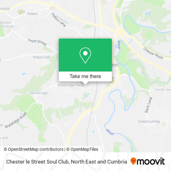 Chester le Street Soul Club map