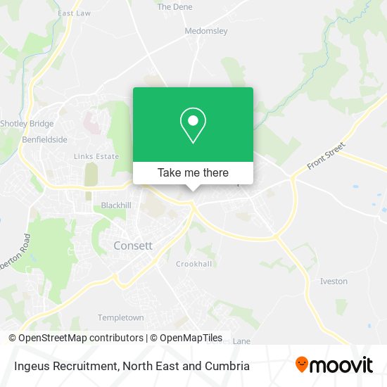 Ingeus Recruitment map