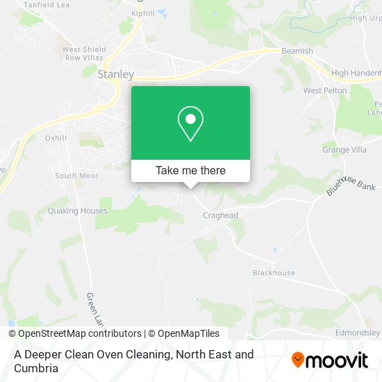 A Deeper Clean Oven Cleaning map