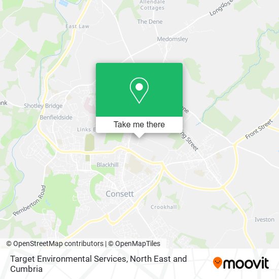 Target Environmental Services map