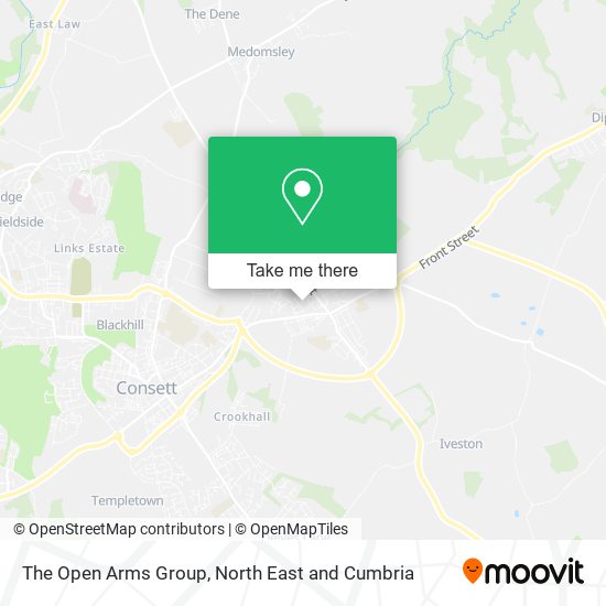 The Open Arms Group map