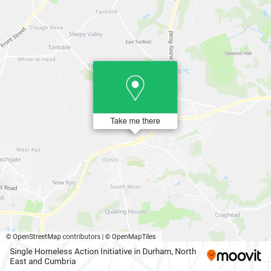 Single Homeless Action Initiative in Durham map
