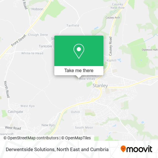 Derwentside Solutions map