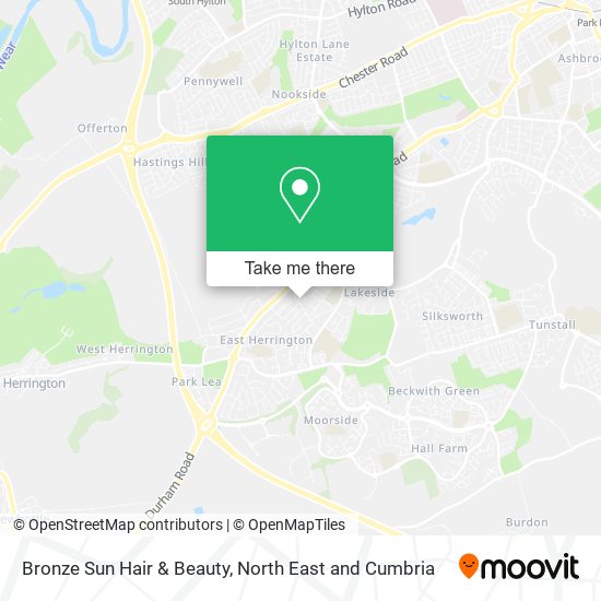 Bronze Sun Hair & Beauty map
