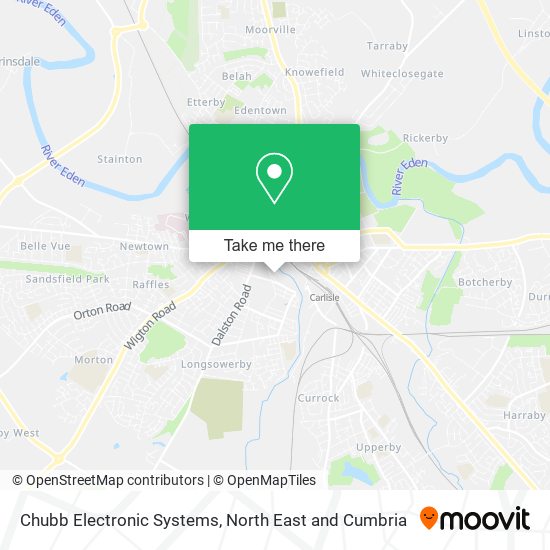 Chubb Electronic Systems map