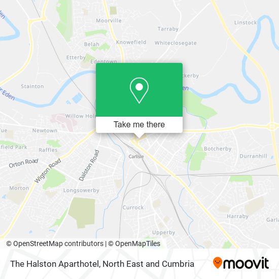 The Halston Aparthotel map