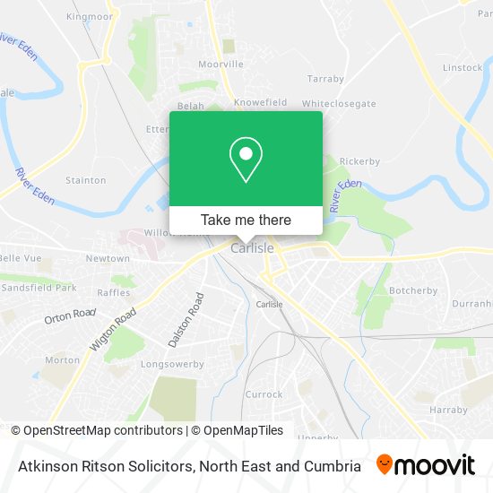 Atkinson Ritson Solicitors map