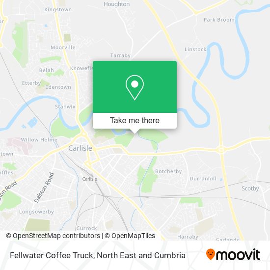 Fellwater Coffee Truck map