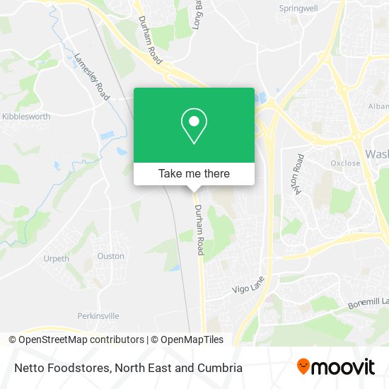 Netto Foodstores map