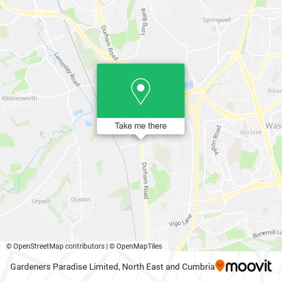 Gardeners Paradise Limited map